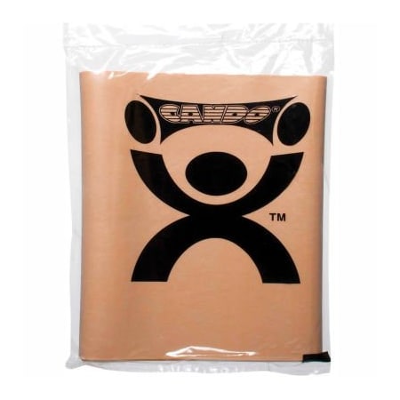 Fabrication Enterprises CanDo Latex Free Pre-Cut Exercise Band, Gold, 48L Strips, 1/PK 1354229